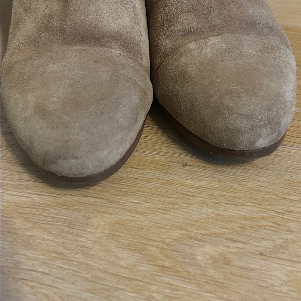 RAG & BONE Suede Caramel Booties - Picture 6 of 9